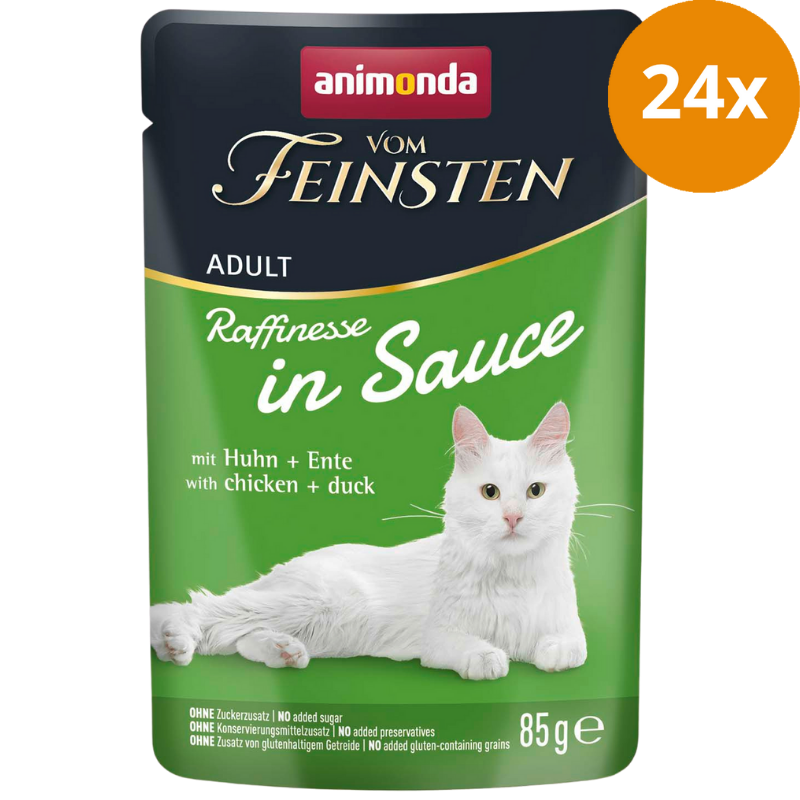 Animonda vom Feinsten Raffinesse in Sauce Adult mit Huhn + Ente 85 g