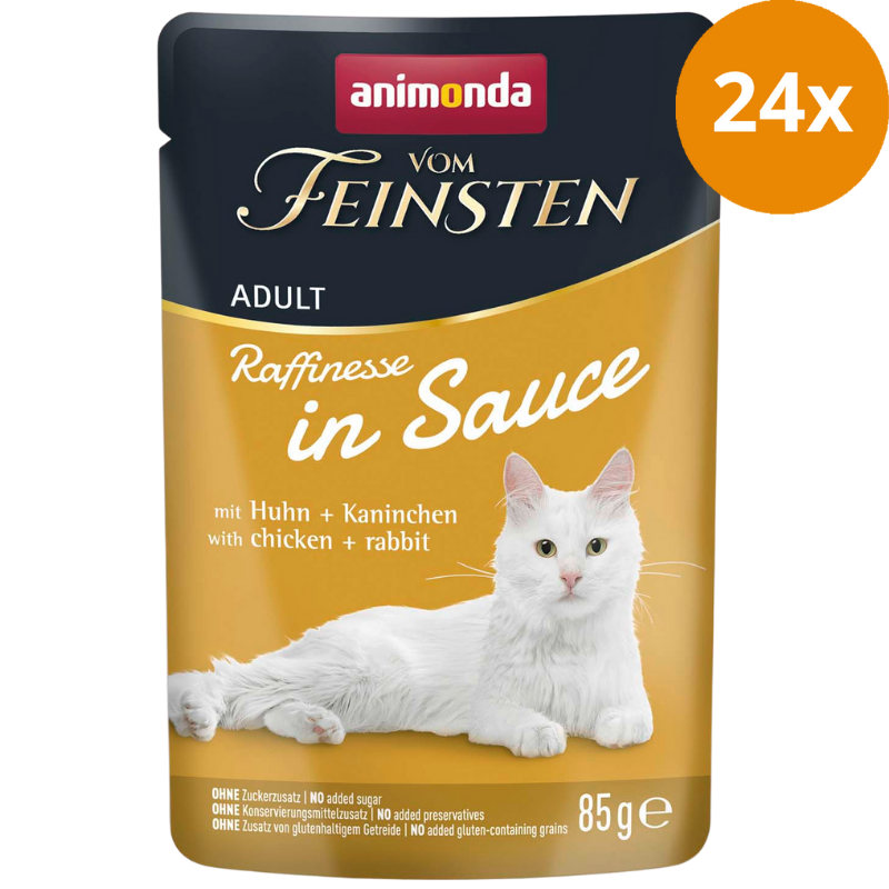 Animonda Vom Feinsten Raffinesse in Sauce Adult mit Huhn & Kaninchen 85 g