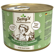 Bettys Landhausküche Katze Dose Huhn mit Kalb & Borretschöl 200 g
