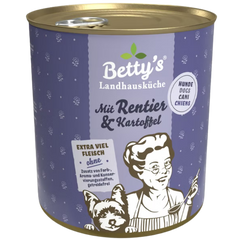 Bettys Landhausküche Hund mit Rentier & Kartoffel 800 g