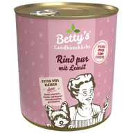 Bettys Landhausküche Hund Rind pur mit Leinöl 800 g
