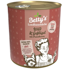 Bettys Landhausküche Hund Wild & Geflügel 800 g