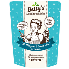 Bettys Landhausküche P.B. Katze mit Känguru & Borretschöl 250 g