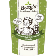 Bettys Landhausküche Katze FB Huhn & Kalb mit Borretschöl 100 g