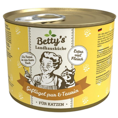 Bettys Landhausküche Katze Dose Geflügel pur 200 g