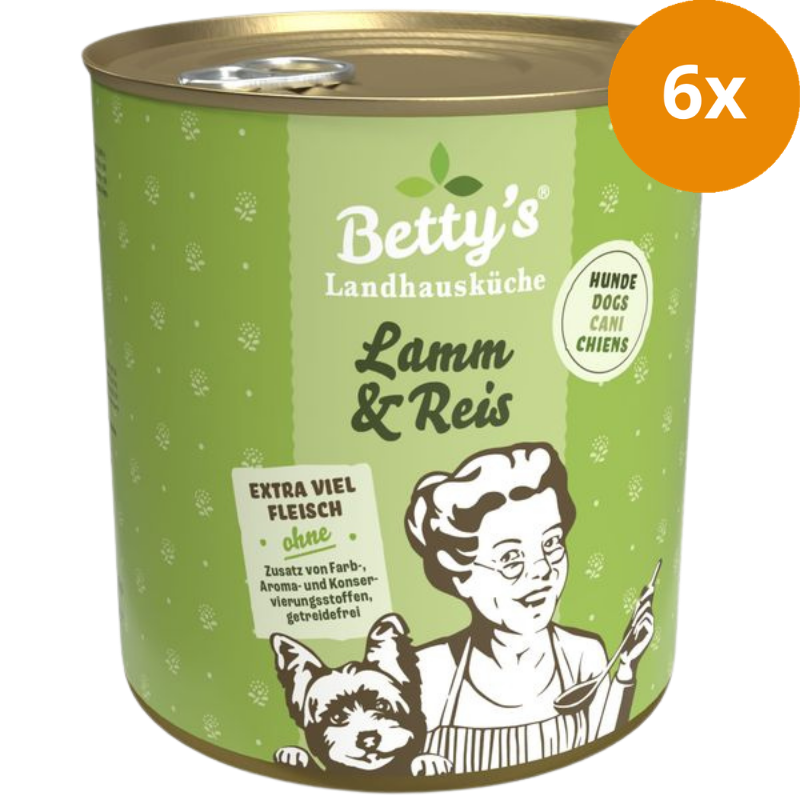 Bettys Landhausküche Hund Lamm & Reis 800 g