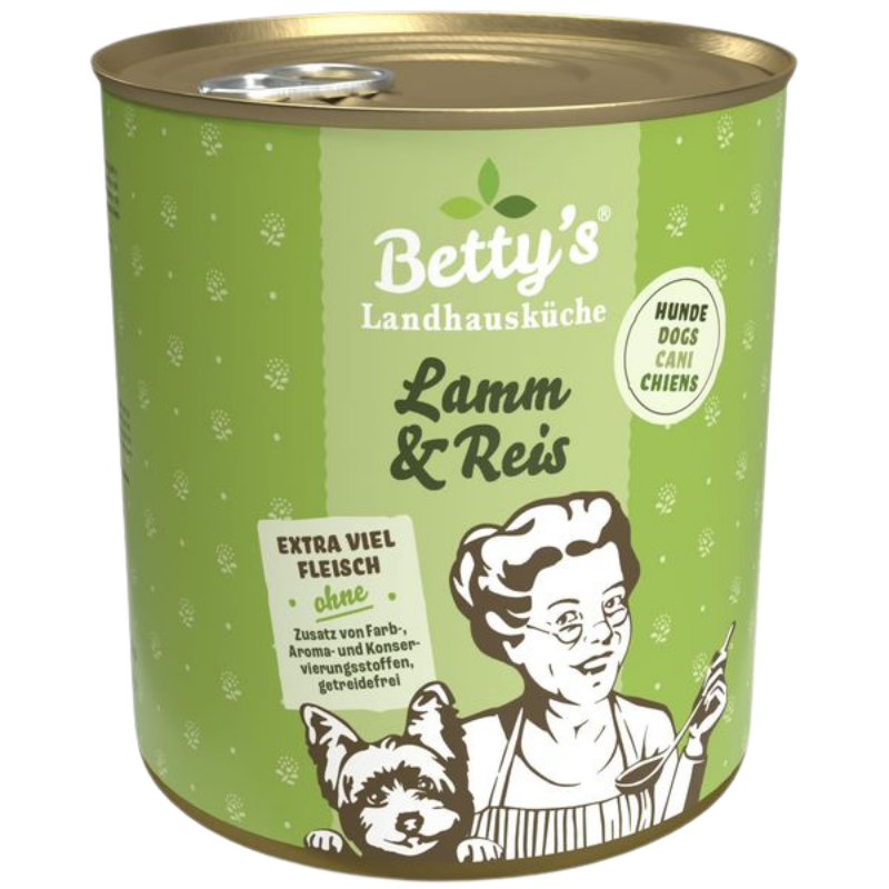 Bettys Landhausküche Hund Lamm & Reis 800 g