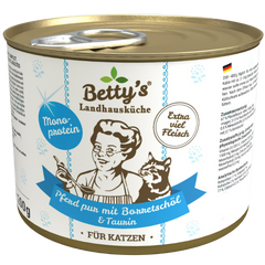 Bettys Landhausküche Katze Dose Pferd Pur 200 g
