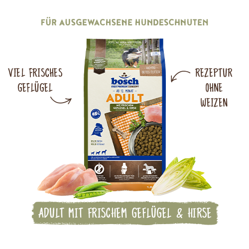 bosch HPC Adult mit frischem Geflügel & Hirse