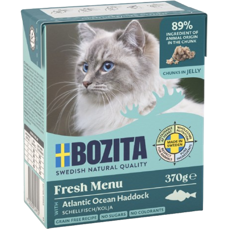 Bozita Häppchen in Gelee Schellfisch 370 g