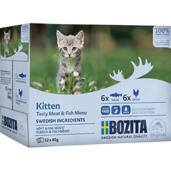 Bozita Kitten Fisch & Fleisch Häppchen in Sauce 1020 g