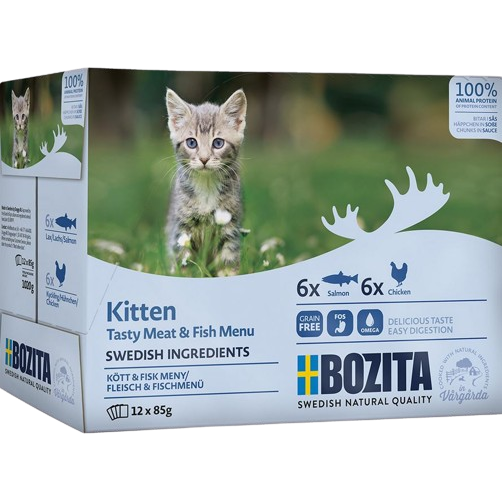 Bozita Kitten Fisch & Fleisch Häppchen in Sauce 1020 g