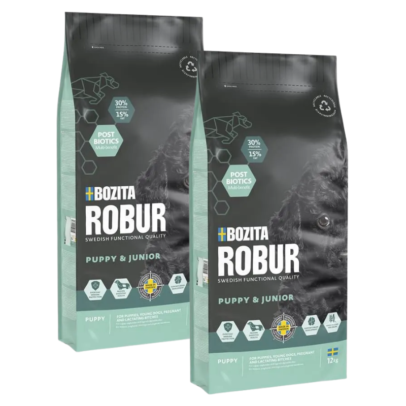 Bozita Robur Puppy & Junior Huhn