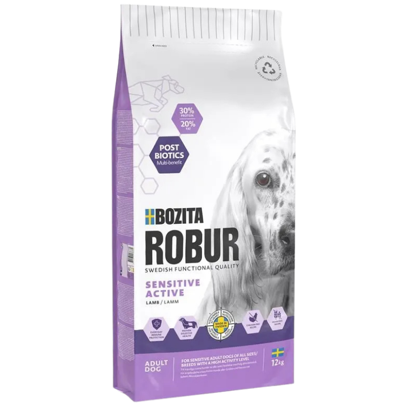 Bozita Robur Sensitive Grain Free Active Lamm