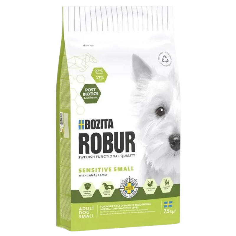 Bozita Robur Adult Small Breed Sensitive Lamm