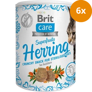 Brit Care Cat Snack Superfruits Herring 100 g