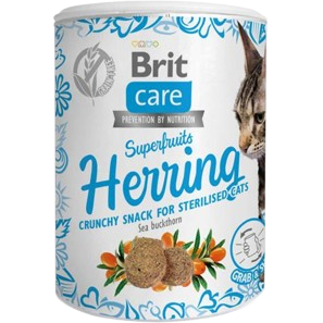 Brit Care Cat Snack Superfruits Herring 100 g