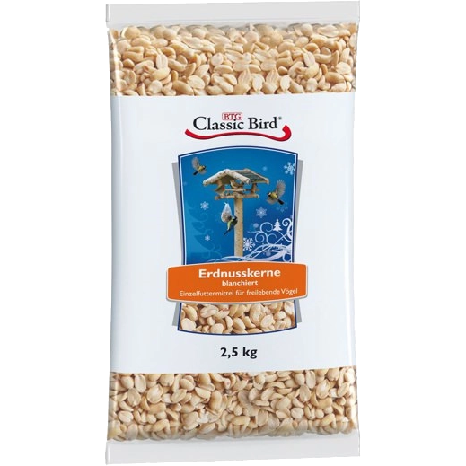 BTG Classic Bird Erdnußkerne blanchiert 2500 g