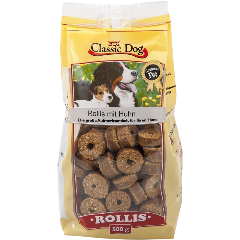 BTG Classic Dog Rollis mit Huhn 500 g