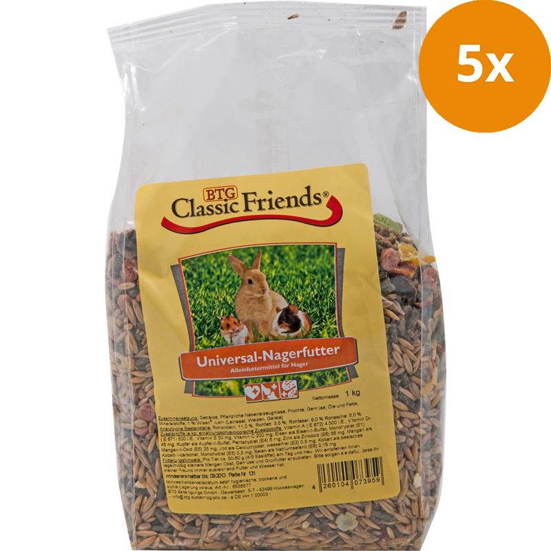 BTG Classic Friends Nagerfutter 1000 g