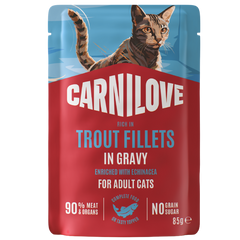 Carnilove Cat PB Gravy Trout 85 g