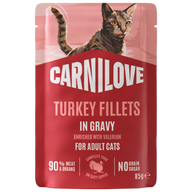 Carnilove Cat PB Gravy Turkey with Valerian 85 g