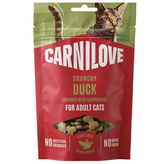 Carnilove Cat Snack Crunchy Duck with Raspb. 50 g