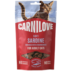 Carnilove Cat Snack Soft Sardine with Strawberries 50 g