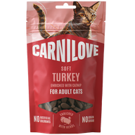 Carnilove Cat Snack Soft Turkey with Catnip 50 g