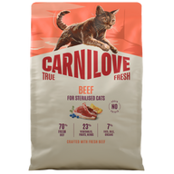 Carnilove Cat TrueFresh Adult sterili. Beef
