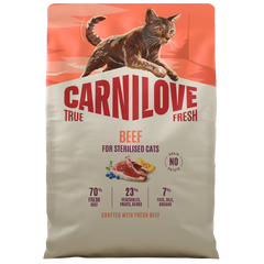 Carnilove Cat TrueFresh Adult sterili. Beef