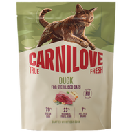 Carnilove Cat TrueFresh Adult sterili. Duck 400 g