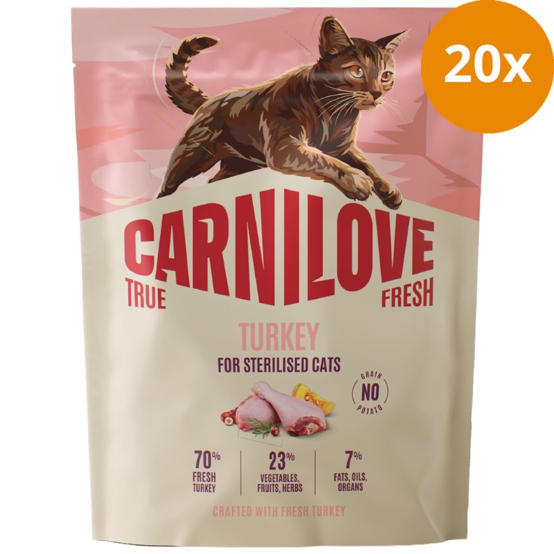Carnilove Cat TrueFresh Adult sterili. Turkey 400 g
