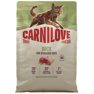 Carnilove Cat TrueFresh Adult sterili. Duck