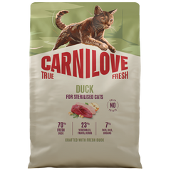 Carnilove Cat TrueFresh Adult sterili. Duck