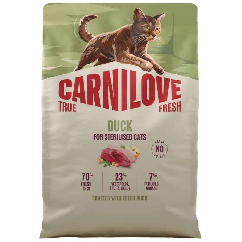 Carnilove Cat TrueFresh Adult sterili. Duck