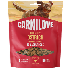 Carnilove Dog Snack Crunchy Ostrich & Blackberries 200 g