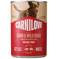 Carnilove Dog Dose Paté Adult Lamb & Wild Boar 400 g