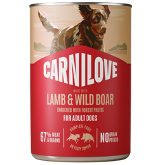Carnilove Dog Dose Paté Adult Lamb & Wild Boar 400 g