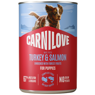Carnilove Dog Dose Paté Puppy Salmon & Turkey 400 g