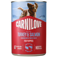 Carnilove Dog Dose Paté Puppy Salmon & Turkey 400 g