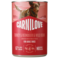 Carnilove Dog Dose Paté Adult Turkey & Reindeer 400 g