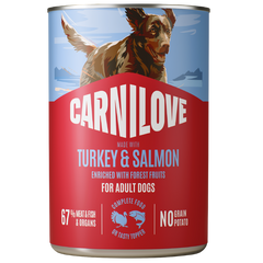 Carnilove Dog Dose Paté Adult Turkey & Salmon 400 g