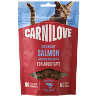 Carnilove Cat Snack Crunchy Salmon + Catnip 50 g