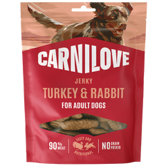Carnilove Dog Snack Jerky Turkey & Rabbit 100 g
