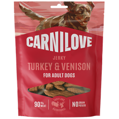 Carnilove Dog Snack Jerky Turkey & Venison 100 g
