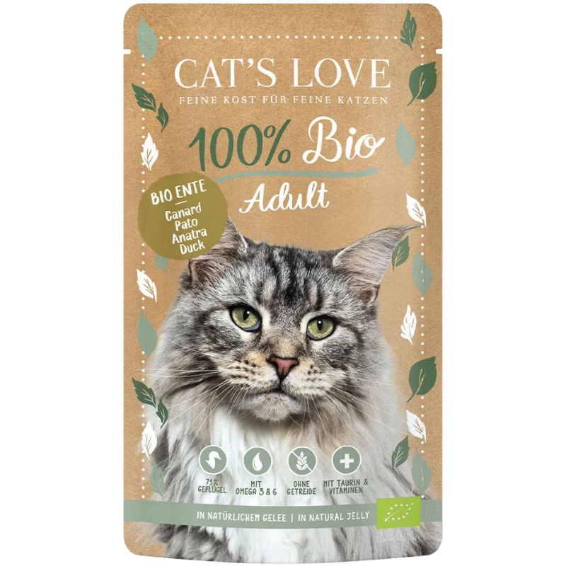 Cats Love PB Adult Bio Ente 100 g