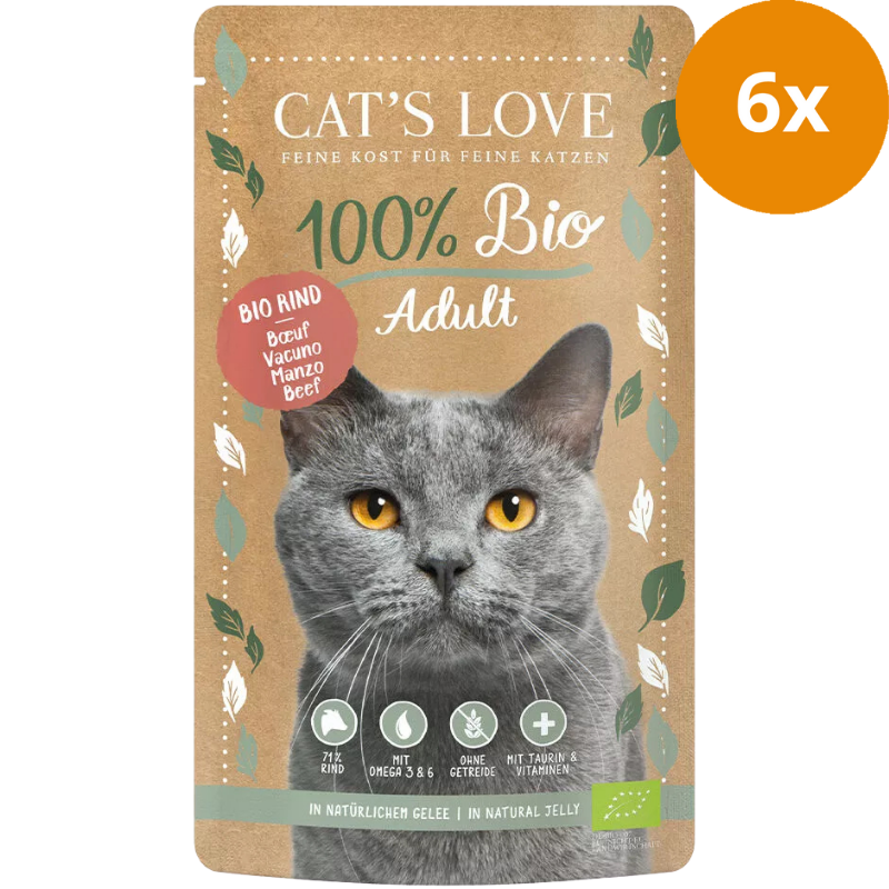 Cats Love PB Adult Bio Rind 100 g