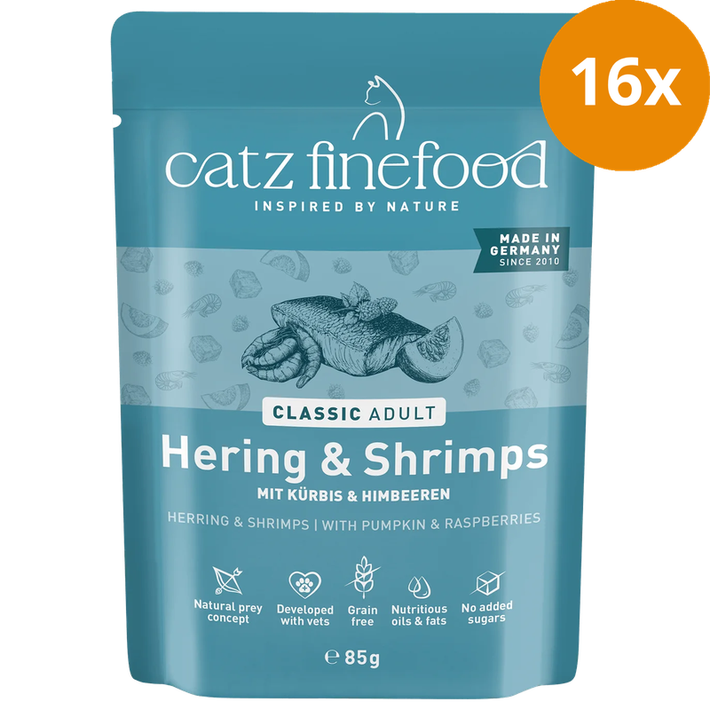 catz finefood No. 13 Hering & Shrimps 85 g