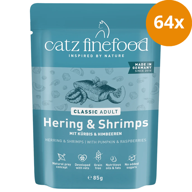 catz finefood No. 13 Hering & Shrimps 85 g